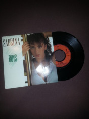 Sabrina - Boys/Get Ready - Baby Rec.1987 France single vinil vinyl 7? foto