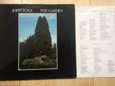 John Foxx the garden 1981 disc vinyl lp muzica new wave synth pop virgin rec. VG foto