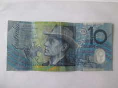 Rara! Australia 10 Dollars 1998 foto