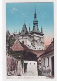 MEDIAS,SEGESVAR,SCHASSBURG,BISERICA CU CEAS,1912,ROMANIA., Necirculata, Fotografie
