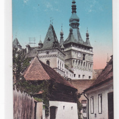 MEDIAS,SEGESVAR,SCHASSBURG,BISERICA CU CEAS,1912,ROMANIA.