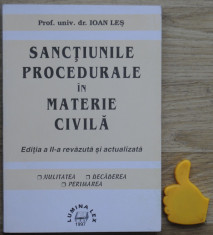 Sanctiunile procedurale in materie civila Ioan Les foto