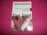 Proza. Teatru / Nicolae Manolescu