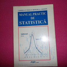 Manual practic de statistica/T.Baron