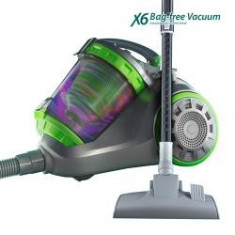 Aspirator Ciclonic X6 4 L 1000W Gri Verde foto