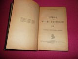 George Calinescu ,opera Lui Mihai Eminescu, Vol 2