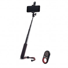 Selfistick cu telecomanda declansator bluetooth, 95 cm lungime, Forever PMP-02 foto