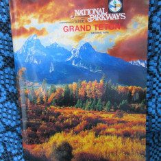 GRAND TETON NATIONAL PARK USA - GHIDUL OFICIAL (FULL COLOR - STARE IMPECABILA!)