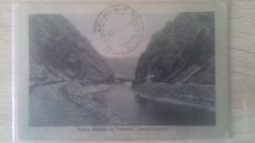 Romania 1930 Valea Oltului tunel feroviar Gura Lotrului foto