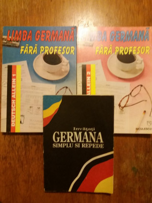 3 carti invatare limba germana / R4P3F foto