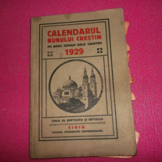 Calendarul bunului crestin 1929