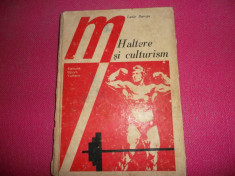 Haltere Si Culturism De Lazar Baroga, Editura Sport-turism, 1977 foto