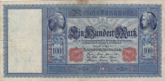 GERMANIA 100 marci 1910 VF!!! foto
