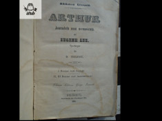 Eugen Sue Arthur . Journalulu unui necunoscutu vol I Bucuresti 1854 327 pag foto
