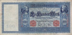 GERMANIA 100 marci 1910 VF!!! foto