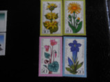 Serie timbre flora flori plante Berlin nestampilate, Nestampilat