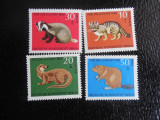 Serie timbre fauna animale nestampilate Berlin Vest West timbre postale, Nestampilat
