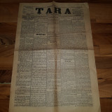 ziarul &quot; TARA &quot; 1 ianuarie 1894 -nr. de anul nou,ziar politic cotidian