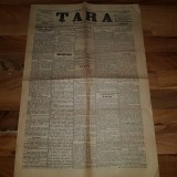 Ziarul &quot; TARA &quot; 1 ianuarie 1894 -nr. de anul nou,ziar politic cotidian