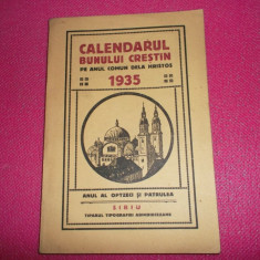 Calendarul bunului crestin 1935