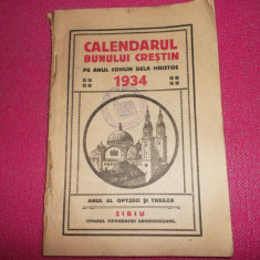 Calendarul bunului crestin 1934