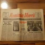 ziarul romania libera 7 ianuarie 1990-convorbiri romano-sovietice
