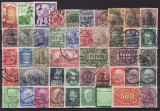 424 - lot Imperiul German 1900 - 1944 stampilat