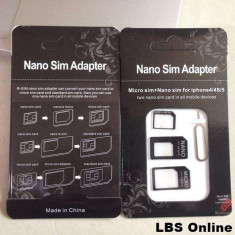 Adaptor Sim Cartela+Cheita, Nano Sim, Micro Sim, Standard Sim,Iphone foto