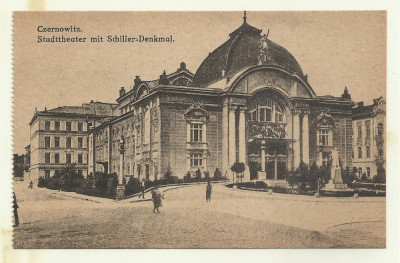 cp CERNAUTI : TEATRUL - 1918 foto