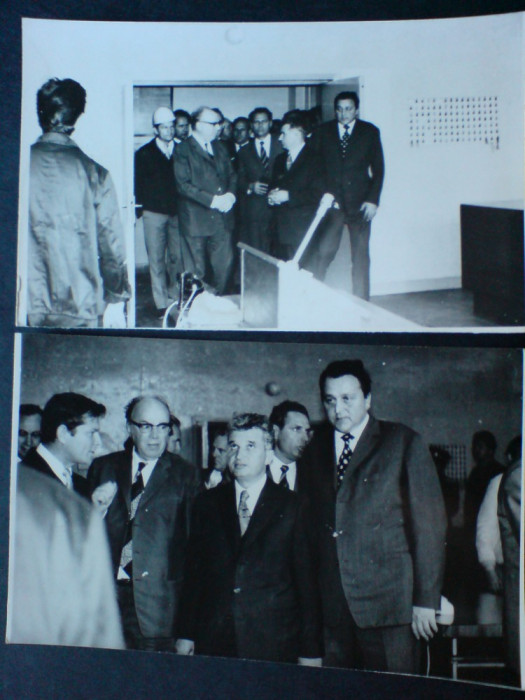 Fotografii Nicolae Ceausescu in vizita de lucru