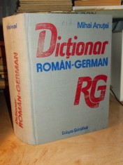 MIHAI ANUTEI - DICTIONAR ROMAN-GERMAN ( 60.000 CUVINTE-TITLU ) - 1990 @