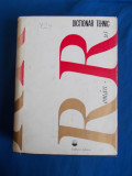 DICTIONAR TEHNIC ROMAN-RUS ( 180.000 TERMENI ) - 1980