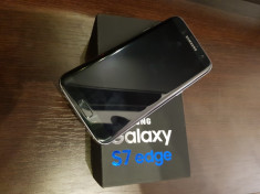 Samsung Galaxy S7 edge, negru, 32 GB, liber de retea, la cutie, ca nou foto