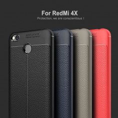 Husa / Bumper Antisoc model PIELE pt Xiaomi Redmi 4 / Redmi 4X foto