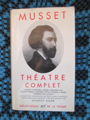 MUSSET - THEATRE COMPLET - colectia PLEIADE (ED. DE LUX 1962, STARE IMPECABILA!) foto