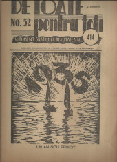 Revista DE TOATE PENTRU TOTI : ANUL NOU 1935 foto