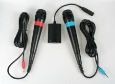 Set Microfoane Singstar - Microfon Singstar PS 2 / PS 3 / PS 4 foto