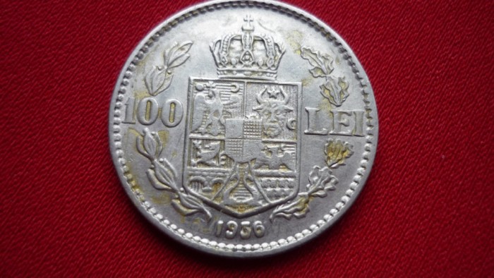 100 LEI 1936 MONEDA ROMANEASCA ***