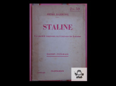 Henri Barbusse Staline/ Stalin Flammarion editie integrala 1935 foto