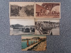 Lot 5 carti postale Franta / C1DP Starea din poze.