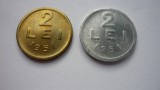 2 LEI 1951 CUPRU-ZINC SI ALUMINIU ***