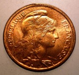 A.024 FRANTA 2 CENTIMES 1911 AUNC, Europa, Bronz