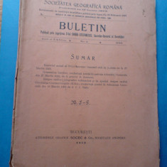 Societatea Geografica Romana, Buletin anul al XXXI - lea, no 1, anul 1910