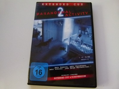paranormal activity 2 - dvd foto