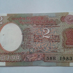 India 2 rupees 1985, UNC