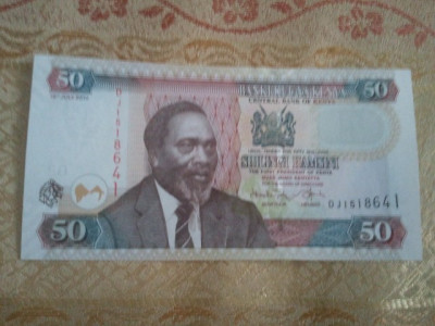 Kenya 50 shilings 2004, UNC foto