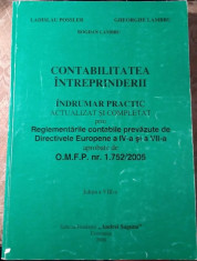 Contabilitatea intreprinderii: Indrumar practic actualizat si completat foto