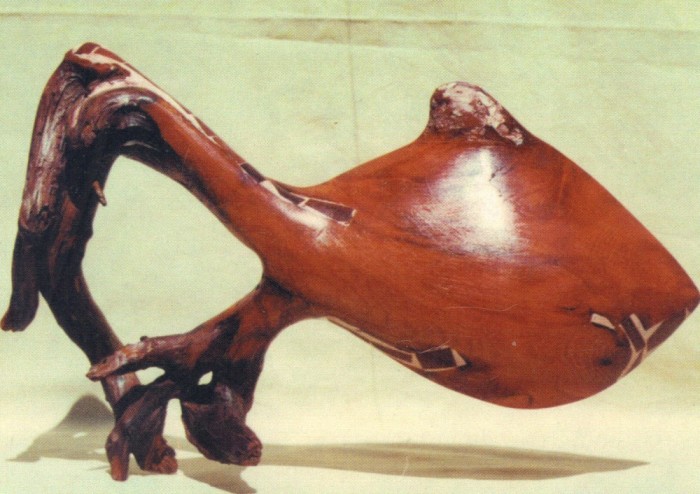 CP BN022 Complexul Muzeal Bistrita - Inghititorul - sculptura Ionel Tanase
