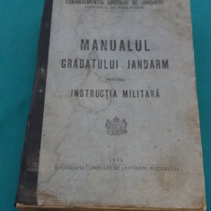MANUALUL GRADATULUI JANDARM PENTRU INSTRUCȚIA MILITARĂ /1928 *