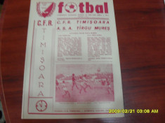 program CFR Timisoara - ASA Tg.Mures foto